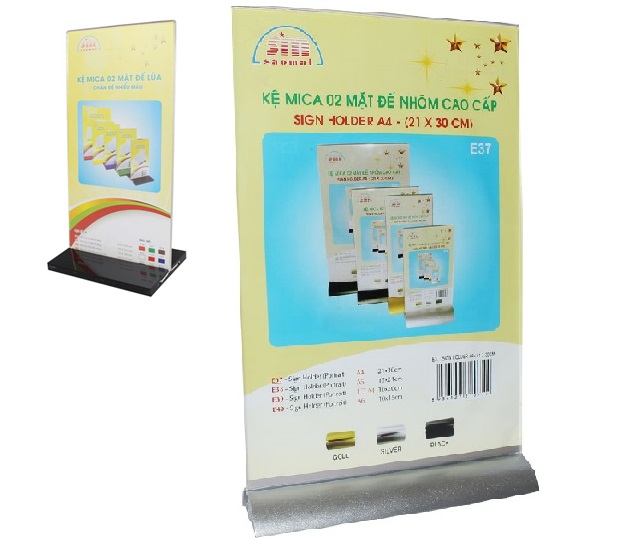 Kệ Mica 2 mặt a4