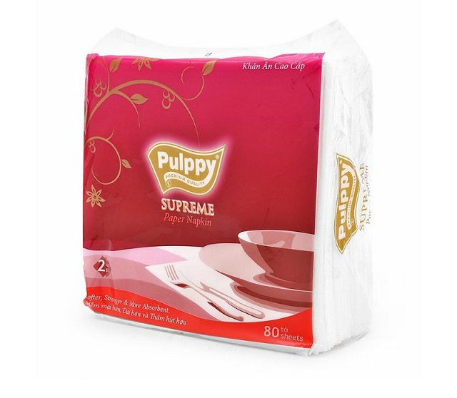 khăn giấy ăn Pulppy Paper Supreme