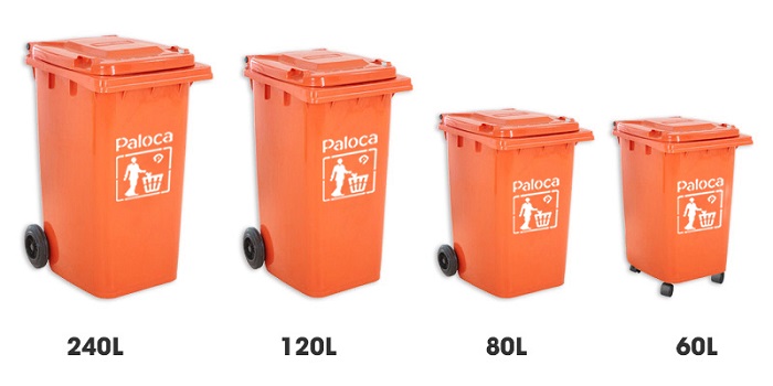 thùng rác paloca 120l